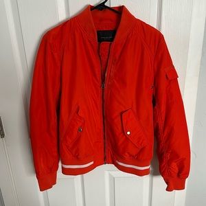 Marc New York women’s orange bomber jacket size medium
